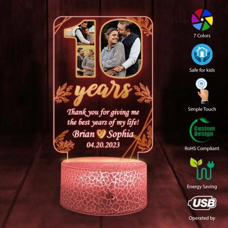 The Best Years Of My Life Led Light
