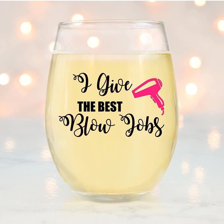 Blow Jobs Wine Glass