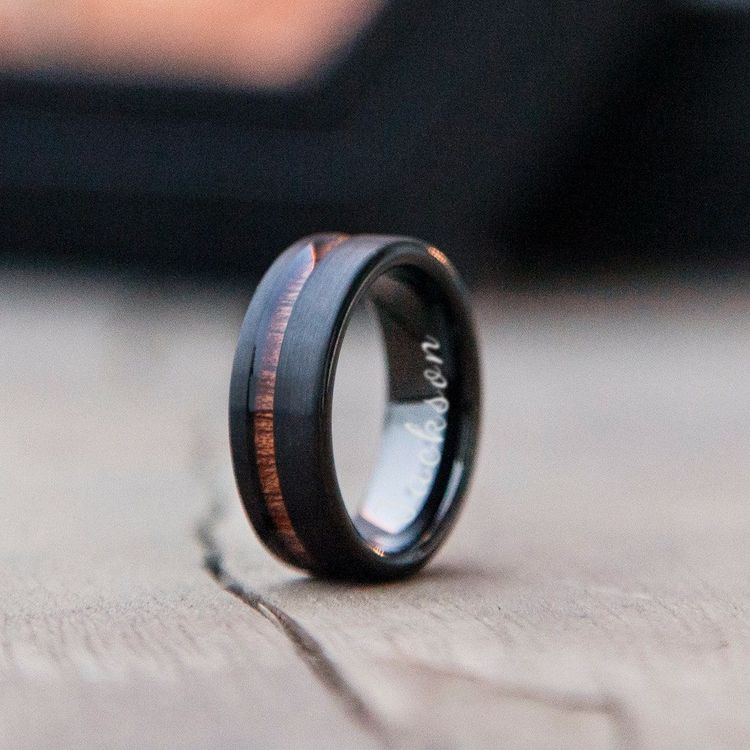 Man Black Ring