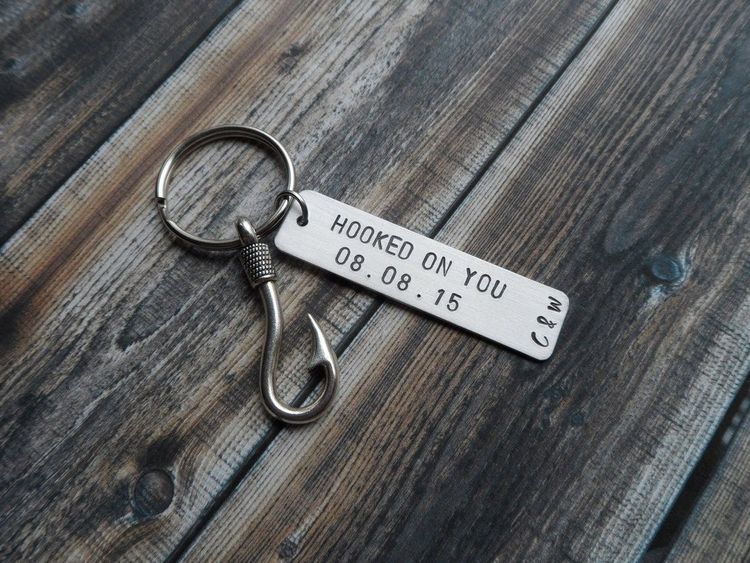 Hand Stamped Keychain