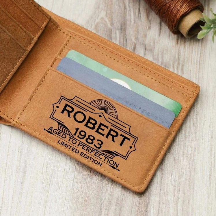 1983 Aged To Perfection Leather Wallet