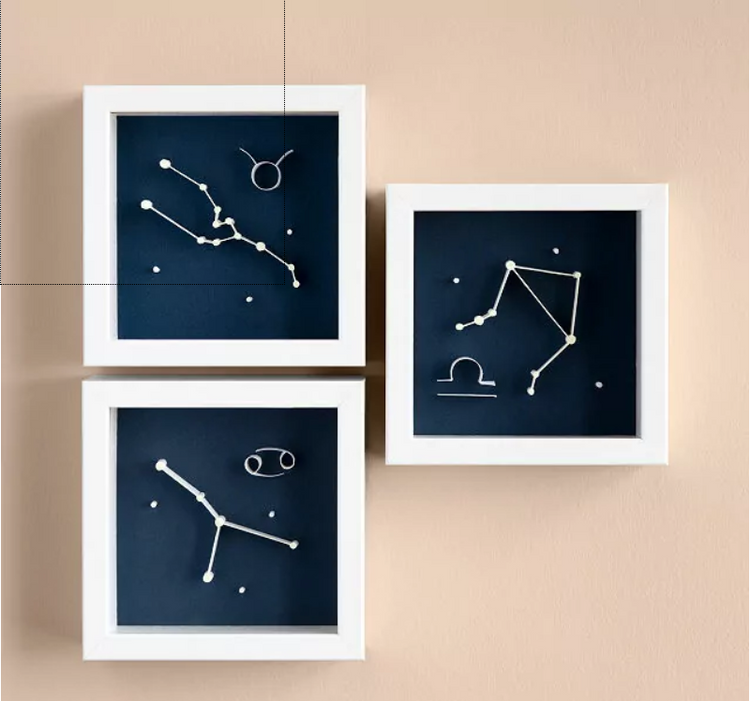 Glow in the Dark Zodiac Art