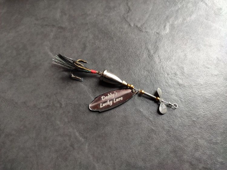 1st Anniversary for Men First Anniversary Gifts for Husband Wedding  Anniversary for Boyfriend Fishing Gift Couple Personalized Fishing Lure