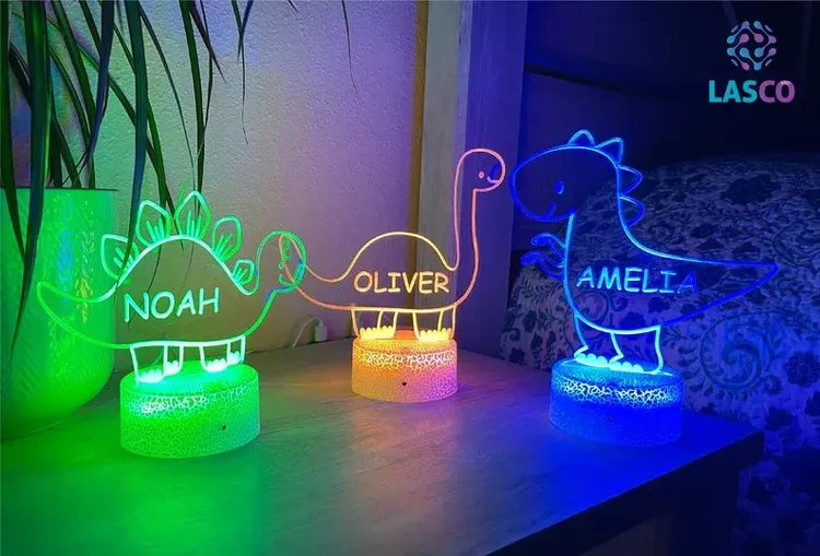 Kids Personalized Acrylic Night Light