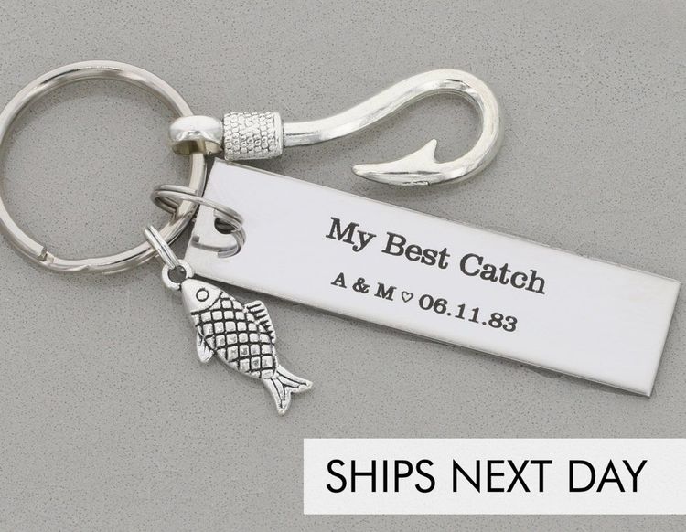 My Best Catch Fish Hook, Mens Valentine Gift Ideas - Personalized Fishing  Lure - Best Catch , Personalized Gift for Boyfriend Husband