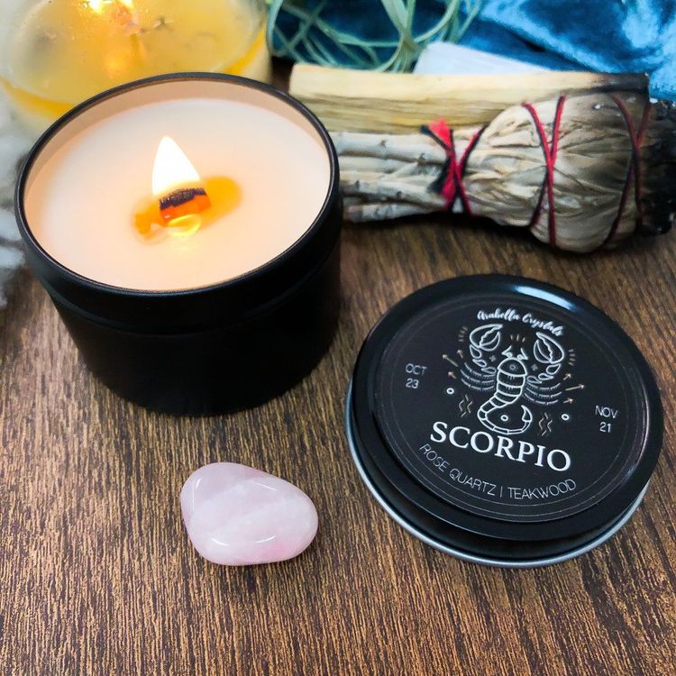 Scorpio Horoscope Zodiac Candle