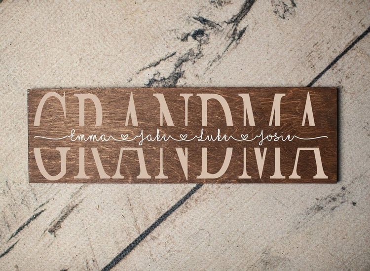 Rustic Sign for Grandma