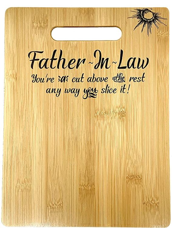 Engraved Bamboo Cutting board