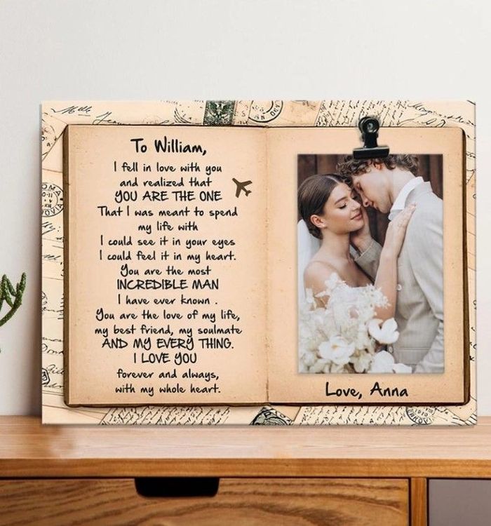 Custom I Fell In Love With You Picture Clip Frame