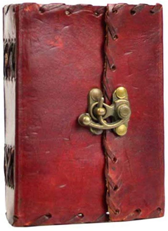 Poetry Leather Blank Book