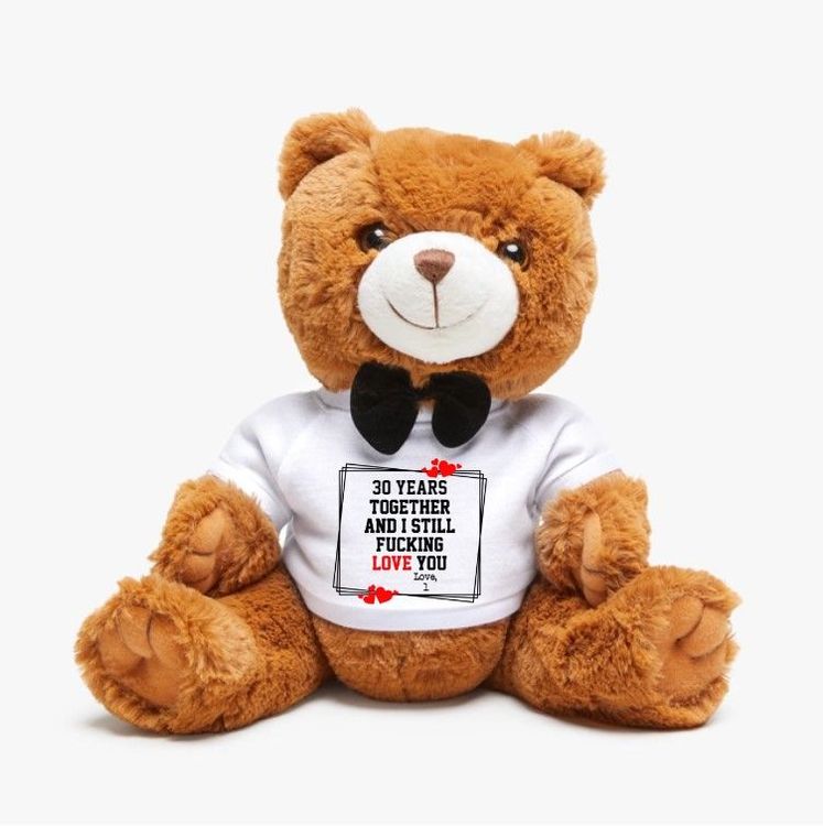 Great 30th Anniversary I Still Fucking Love You Teddy Bear