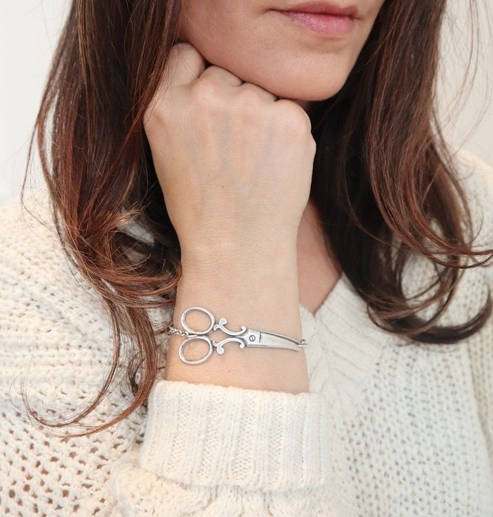 Large Scissor Bracelet