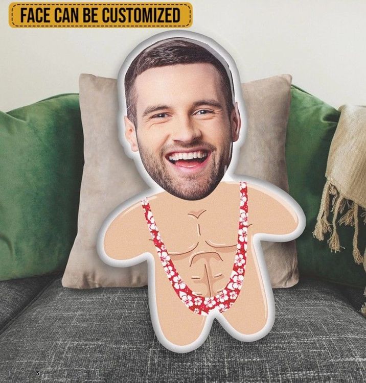 Personalized Custom Shape Pillow For Boyfriend’s Birthday