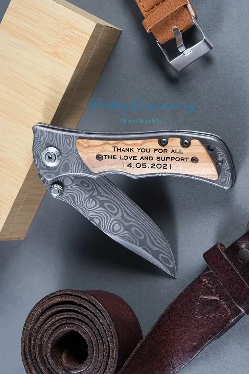 Personalized Engraved Knife