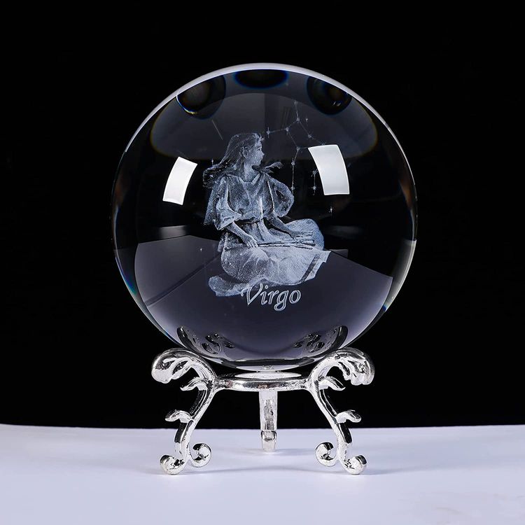 Crystal 3D Virgo Ball