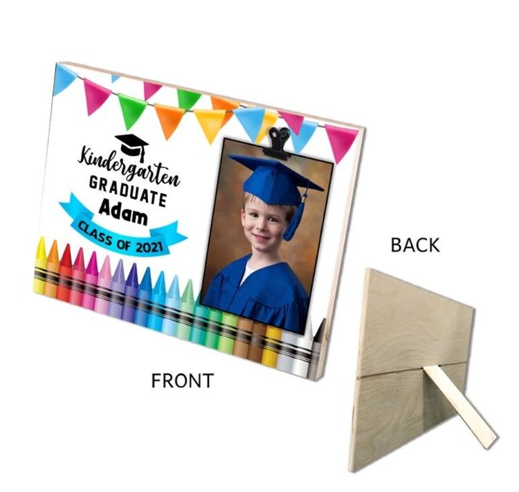 Kindergarten Graduation Class Of 2024 Photo Clip Frame