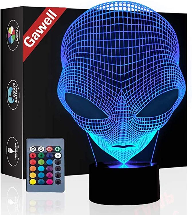 3D Alien Night Light