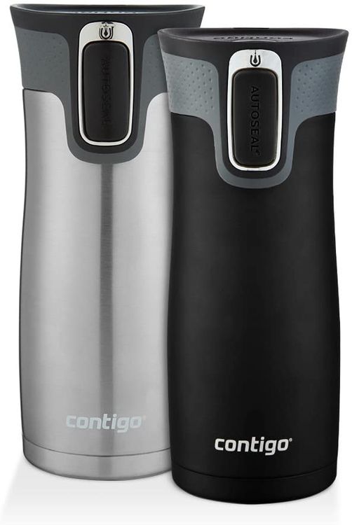 Best Buy: Contigo 16-Oz. AUTOSEAL West Loop Stainless Travel Mug with  Open-Access Lid Midnight Blue WLB100E01