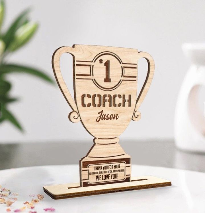 Baseball Coach Thank You Gift End of Season Award Plaque 