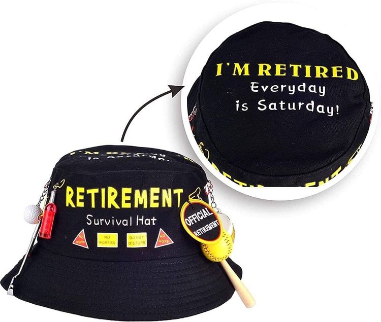 Retired But Rehired Fishermans Hat Novelty Not Expired Gift