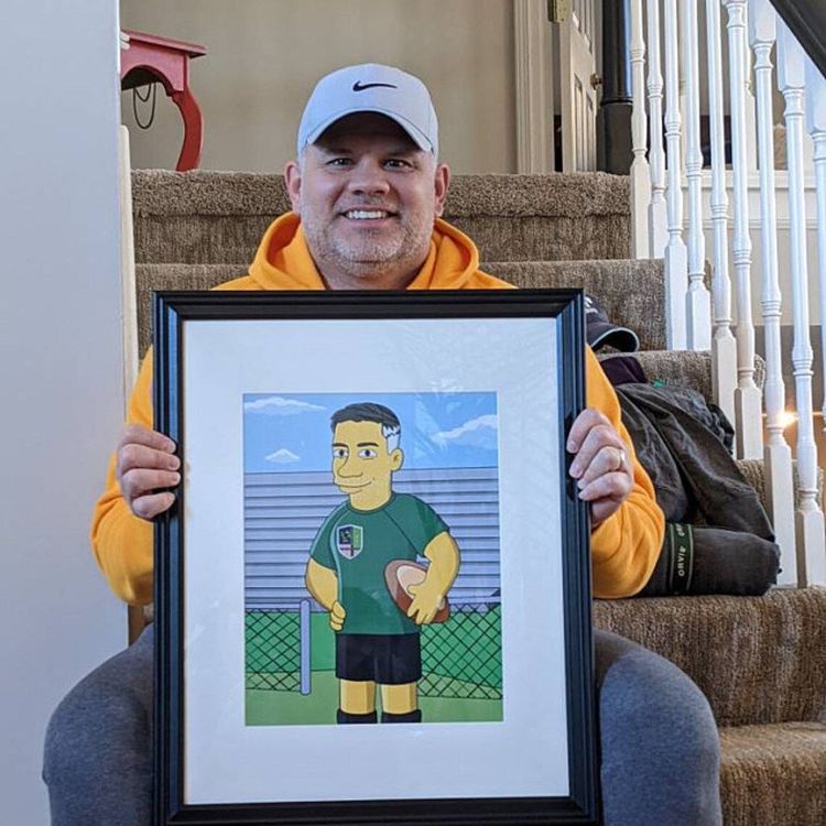 Rugby Player Portrait