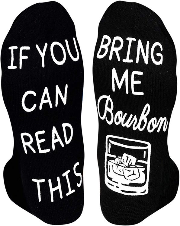 If You Can Read This Bring Me Some Bourbon Men's Socks 