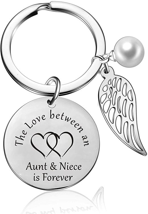 Gift For Auntie Engraved Message Stainless Steel Birthday Auntie & Niece Share An Everlasting Bond Inspirational Stainless Steel Bracelet