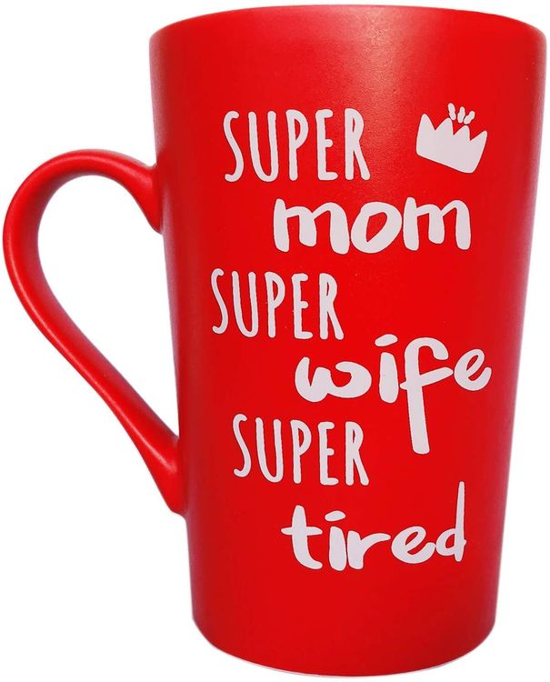 Super Mom Super Wife Super Tired Tumbler Funny Gifts for 