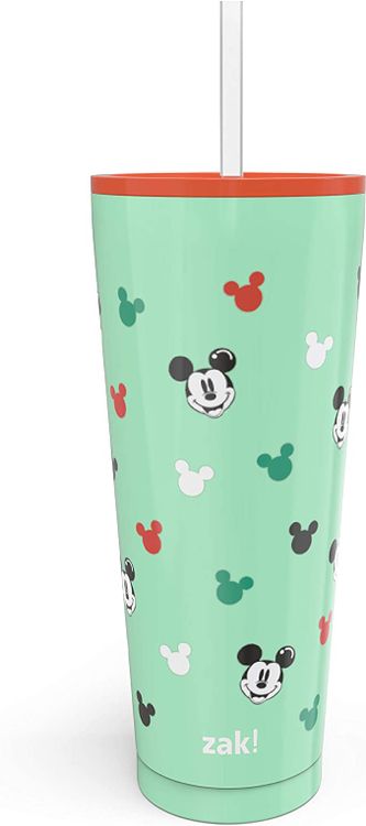 Zak Designs Disney Stainless Steel Travel Cup 25 Ounces Hot Cold W/ Lid &  Straw for sale online