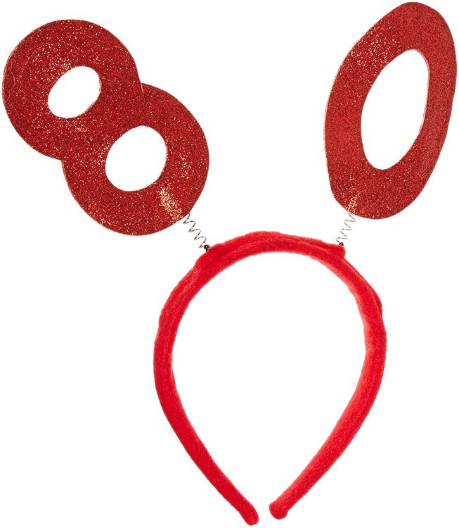 Beistle Glittery 80th Head Bopper