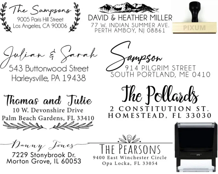 Address Stamp Self Ink