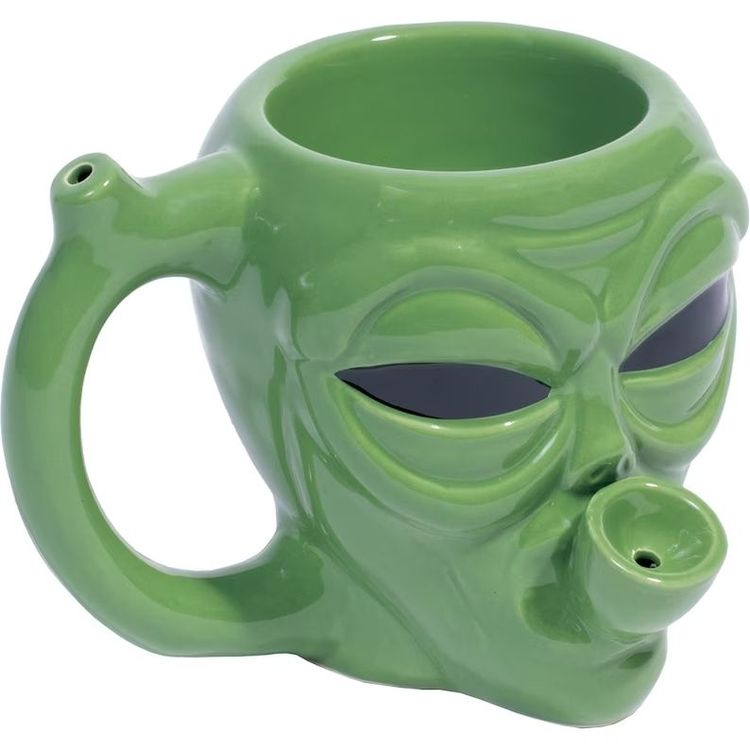 Alien Head Pipe Mug