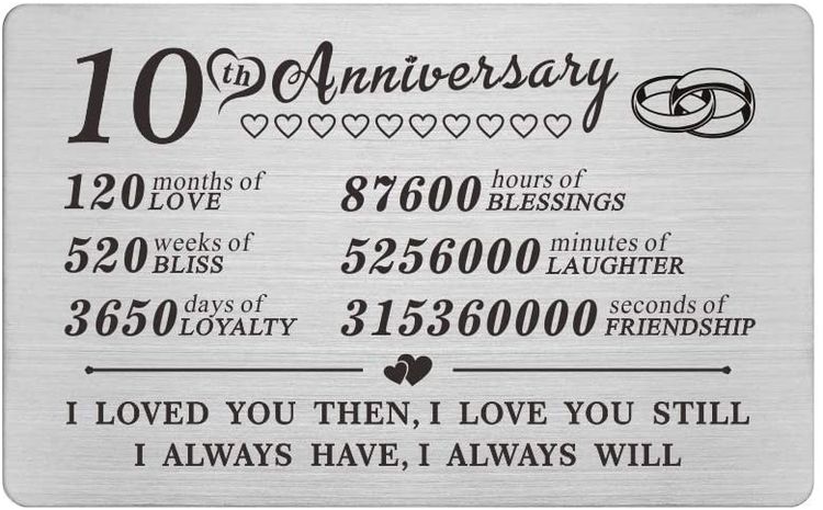 39 Unique 10 Year Anniversary Gifts for Him and Her - Dodo Burd  10 year  anniversary gift, 10 year anniversary, Year anniversary gifts