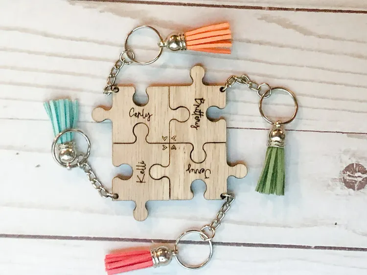Best Friends Keychain