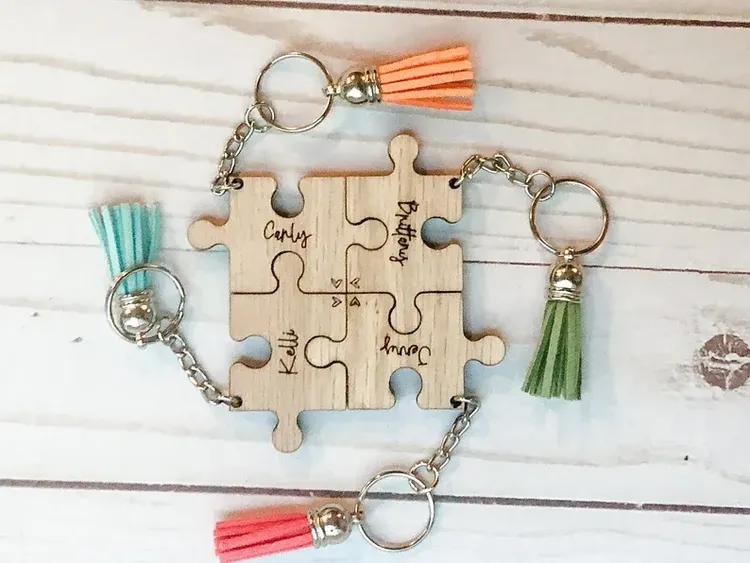 Best Friends keychain