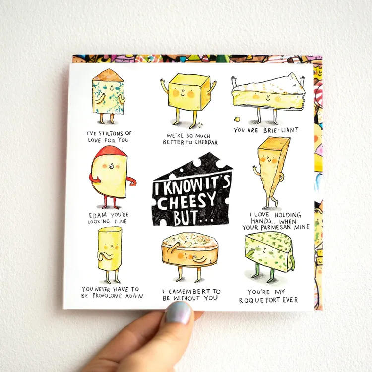 Cheese Birthday Card