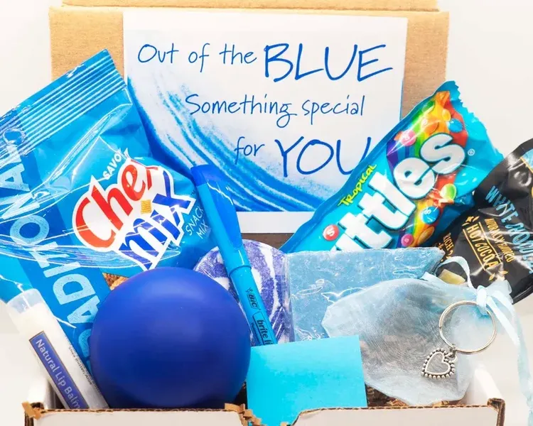 blue birthday gifts