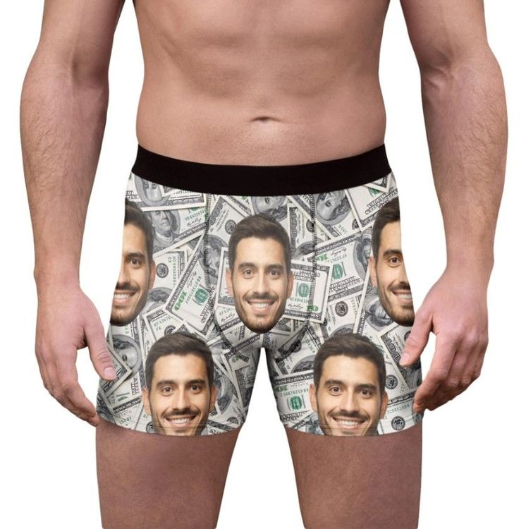 Mens Coolest Pop Boxer Briefs Funny Gift for Dad Father's Day Novelty  Underwear