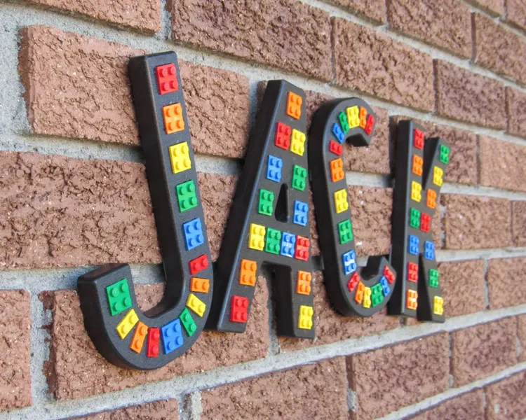 “Brick Script” Wall Letters