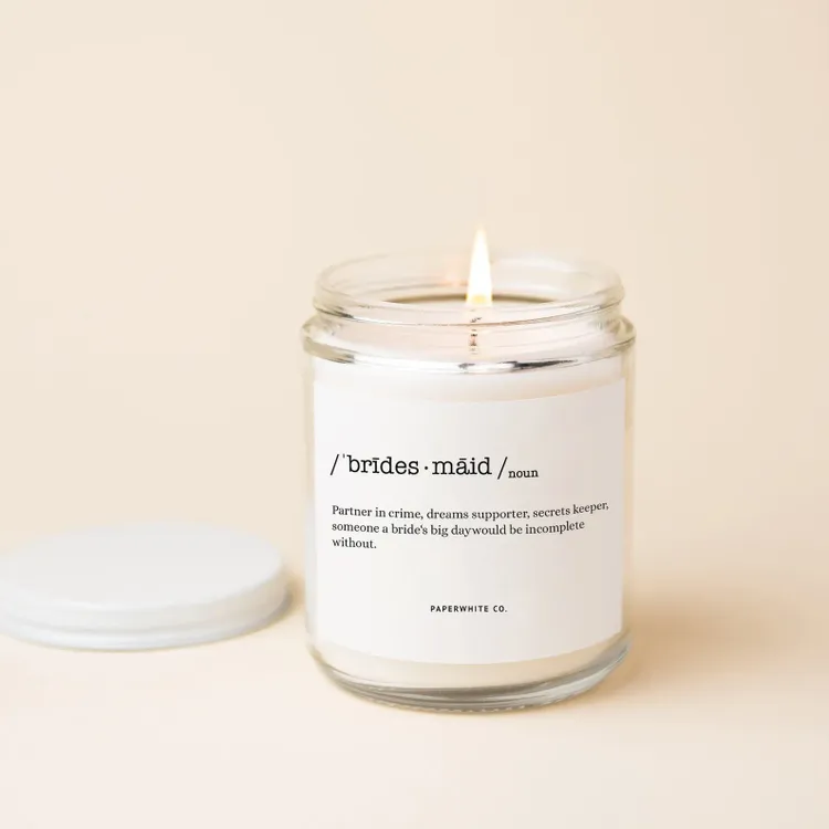 Bridesmaid Candle