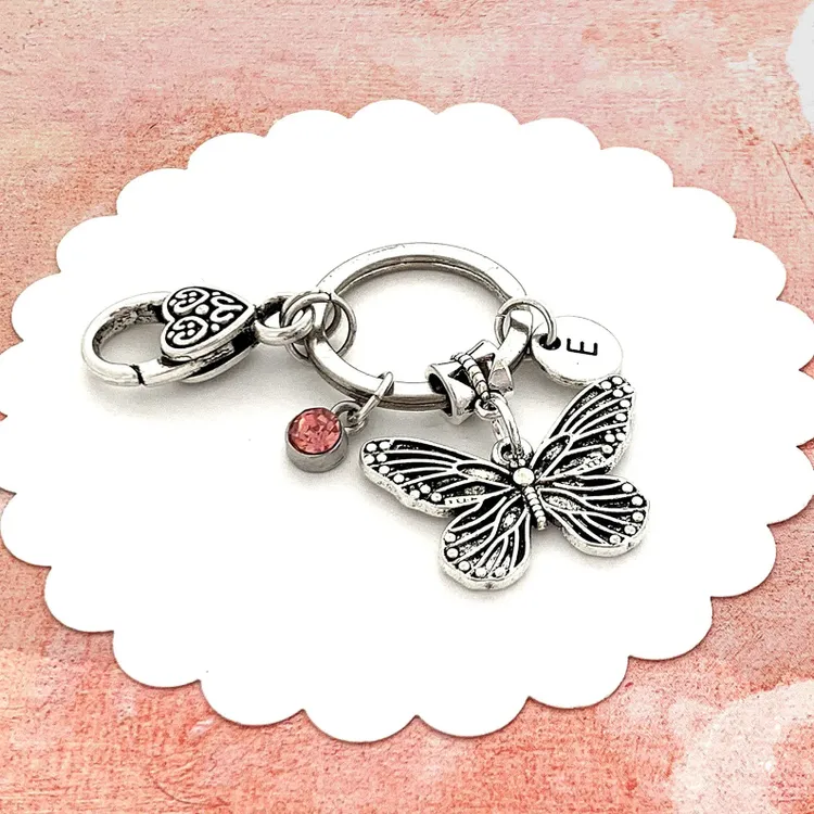 Butterfly Keyring