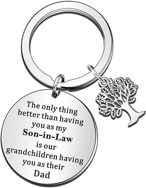 Son In Law Fun Gift Novelty Fridge Magnet I Smile Because You're My Son Laugh 