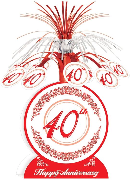 40th Anniversary Party Centerpiece