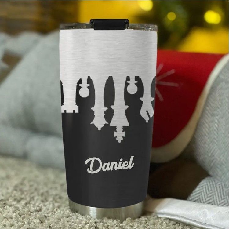 Laser Engraved Authentic Yeti 12oz Kids Bottle - Elephant