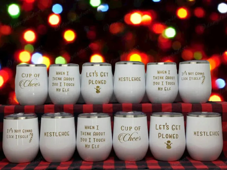 Christmas Wine Cups