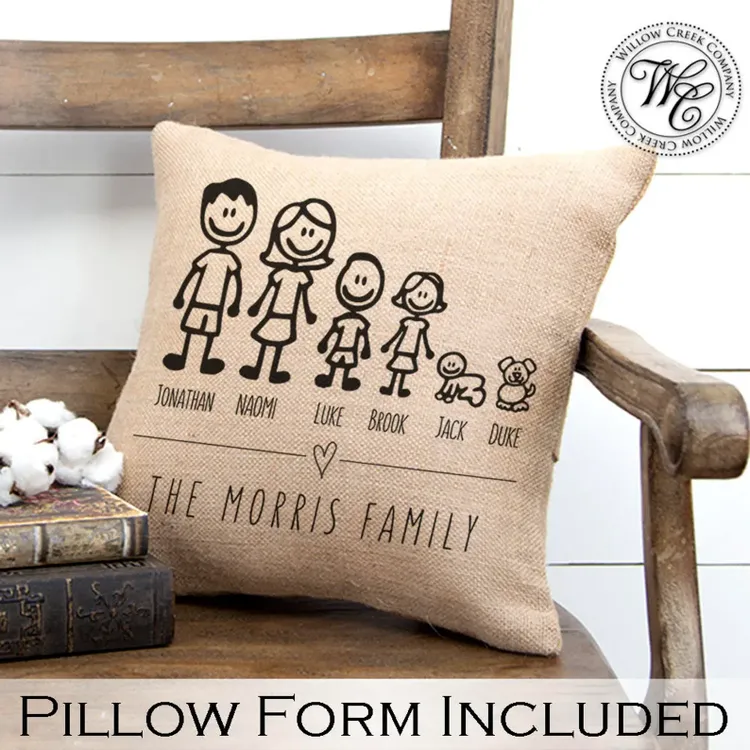 Christmas Family Pillow