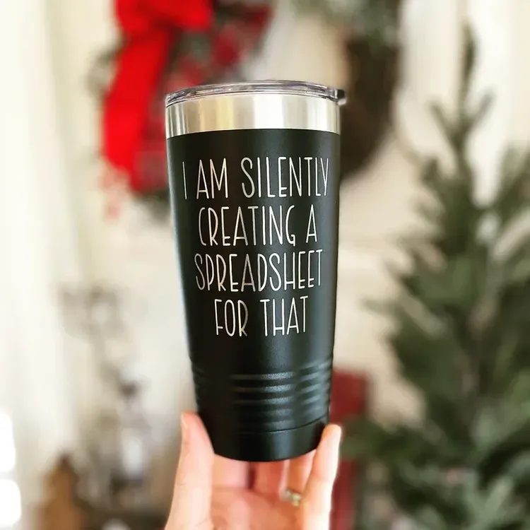 Funny SECRETARY Gift Travel Mug for Men and Women for Birthday 