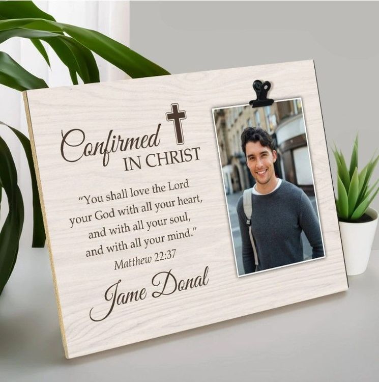 Confirmed In Christ Photo Clip Frame