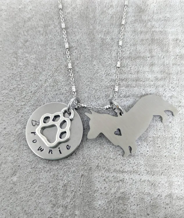 Corgi necklace