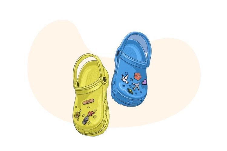 Crocs Unisex-Adult Jibbitz Shoe Charms - Peace and Love Shoe Charm Singles,  Cute Charms for Girls and Boys